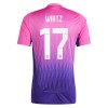 Officiële Voetbalshirt Duitsland Wirtz 17 Uit EK 2024 - Heren